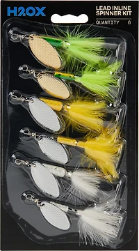 H2OX 6-Piece Lead In Line Spinner Kit
