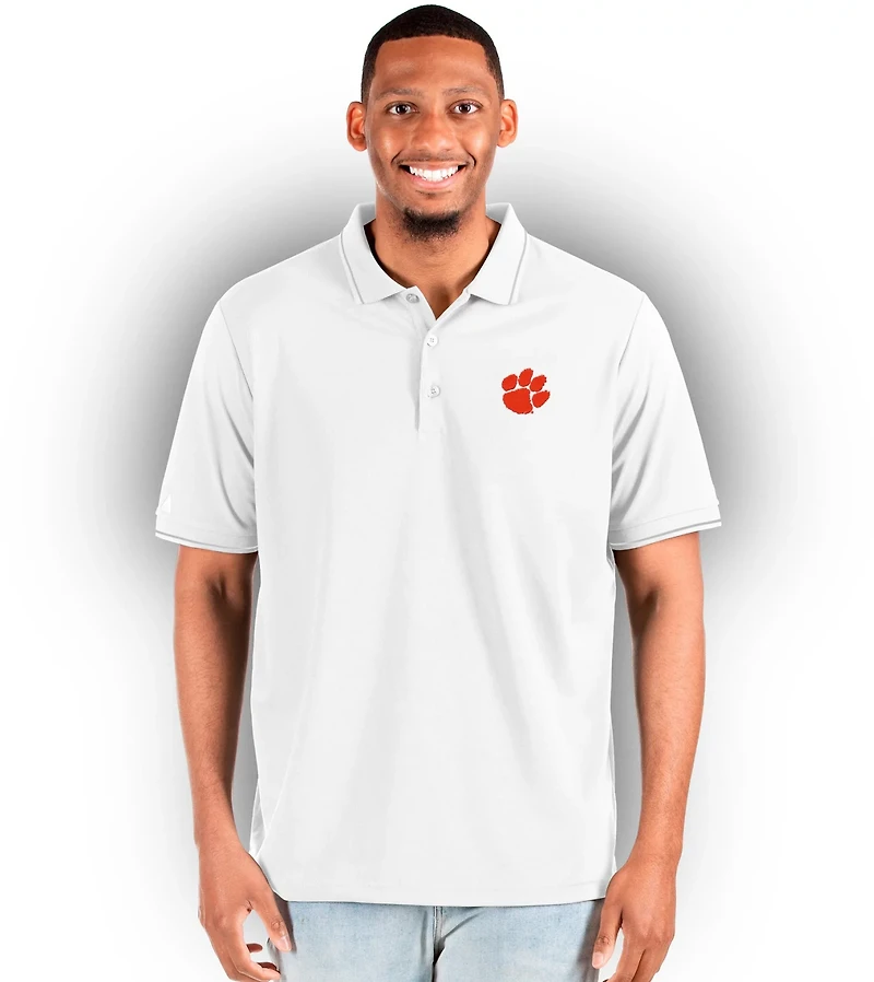 Antigua Men's Clemson University Affluent Big and Tall Polo Shirt
