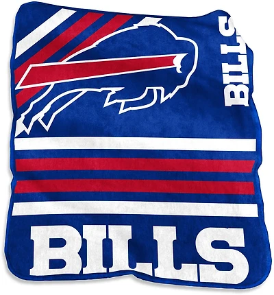 Logo Brands Buffalo Bills 50 in x 60 in Raschel Throw