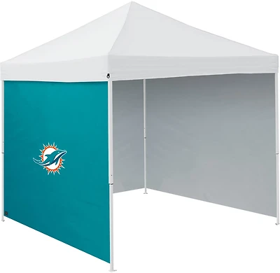 Logo Brands Miami Dolphins 9 ft x 9 ft Side Panel