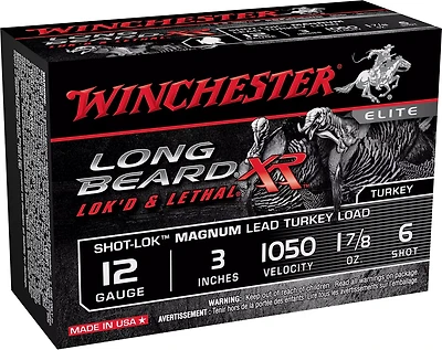 Winchester Long Beard XR Turkey 12 Gauge #6 Shotshells - 10 Rounds