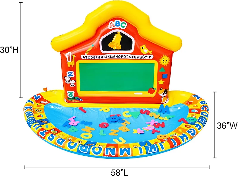 Banzai Jr. School Splash Learning Mat