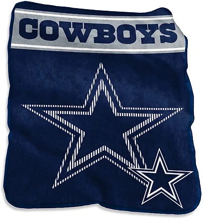 Logo Brands Dallas Cowboys 60 in x 80 in Raschel Throw