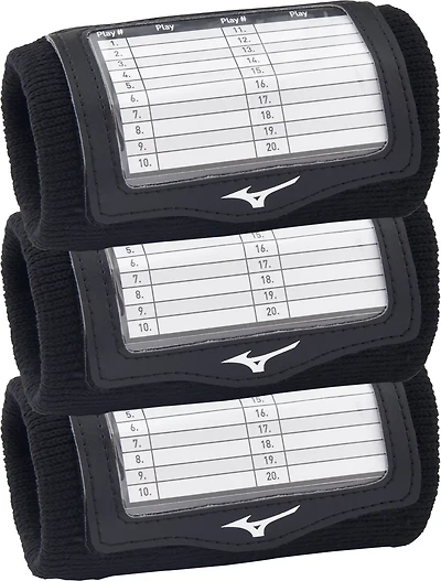 Mizuno Play Call Wristband 3-Pack