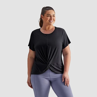 Freely Women's Ronnie Twist Plus Size Top