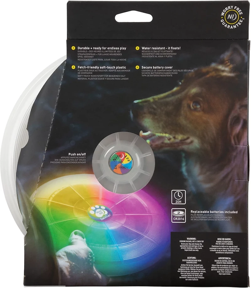 Nite Ize Flashflight Dog Discuit LED Flying Disc