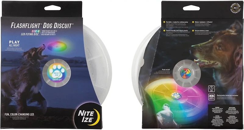 Nite Ize Flashflight Dog Discuit LED Flying Disc