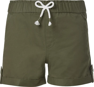 Magellan Outdoors Girls' Roll Up Shorts 3 in