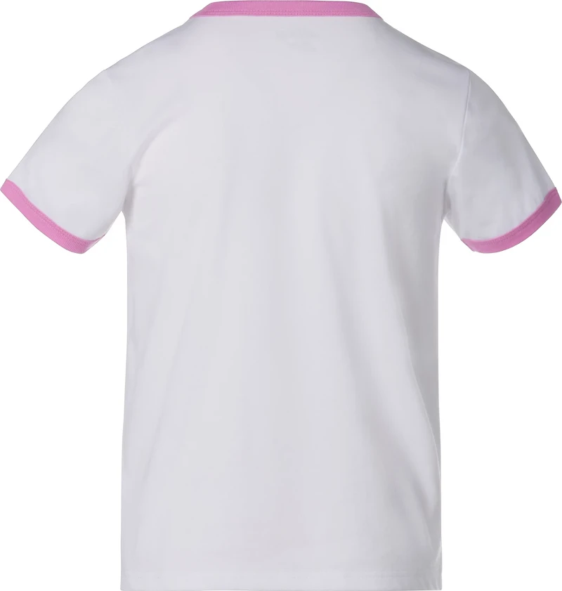 BCG Girls' Cotton Ringer Stay Groovy T-shirt