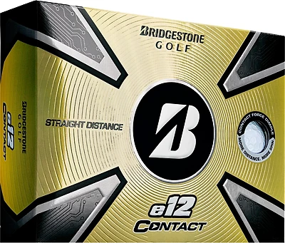 Bridgestone Golf E12 Contact 2023 Golf Balls 12-Pack