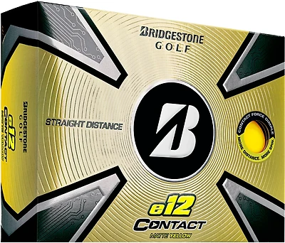 Bridgestone Golf E12 Contact Golf Balls 12-Pack