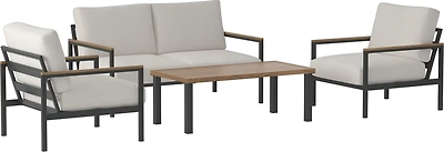 Mosaic 4 Seat Conversation Furniture Set with Cushions