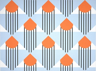 Mosaic 6X8ft Patio Rug