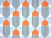 Mosaic 6X8ft Patio Rug