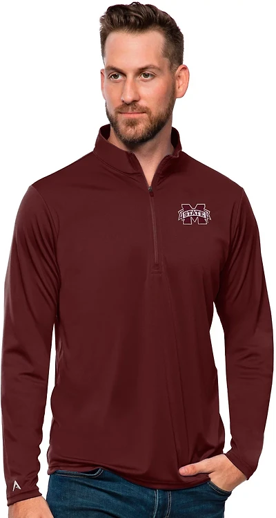 Antigua Men's Mississippi State University Tribute Pullover