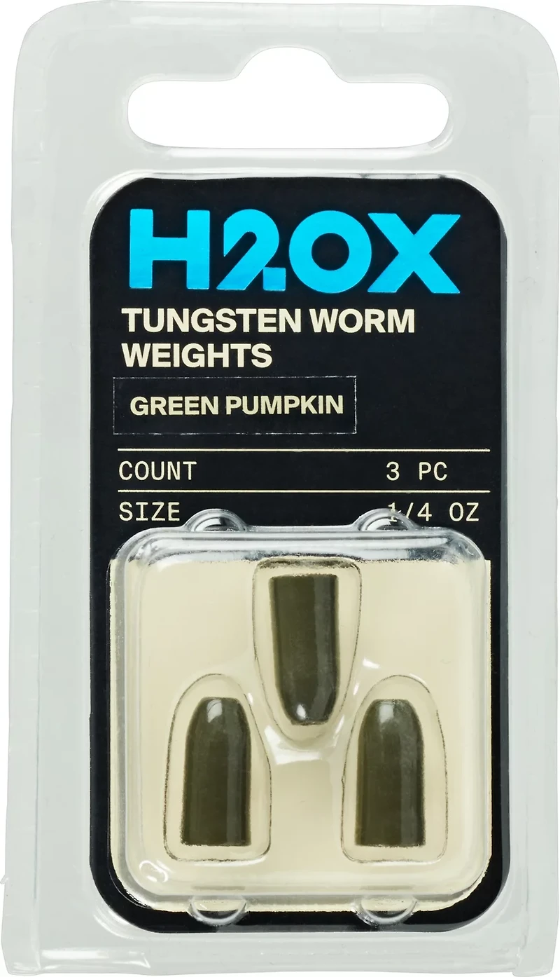 H2OX / oz Tungsten Worm Weights 3 Pack