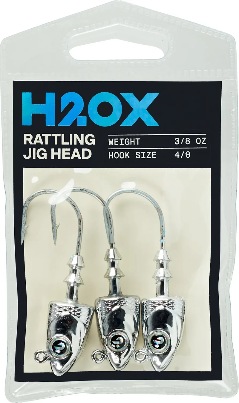 H2OX Rattling Jig Head 3-Pack