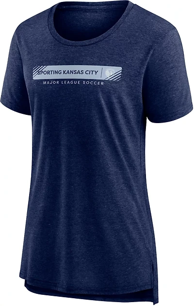 Fanatics Women's Sporting Kansas City Barred Access Short Sleeve Triblend T-shirt