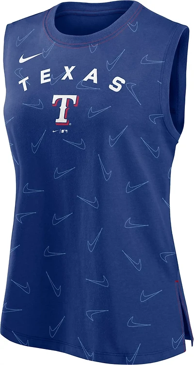 Nike Women's Texas Rangers Team Tech Racerback Tank Top