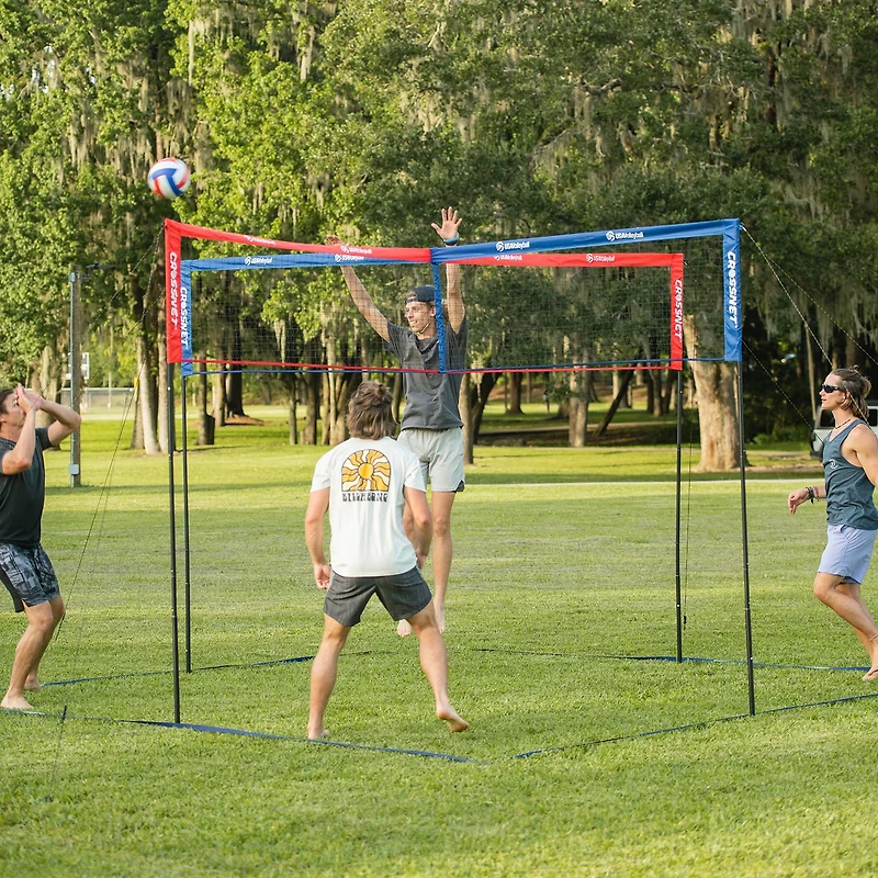 Crossnet x USA Volleyball Four Square Volleyball Game