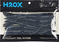 H2OX 6 inch Straight Tail Worm 12 Pack
