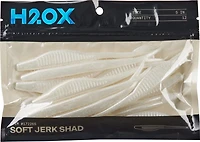 H2OX 5 inch Soft Jerk Shad Bait 12 Pack