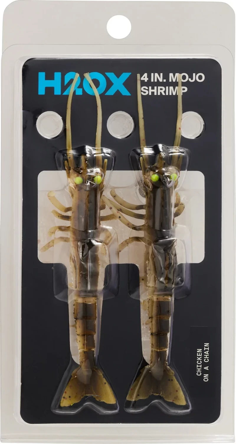 H2OX 4 inch Mojo Shrimp 2 Pack