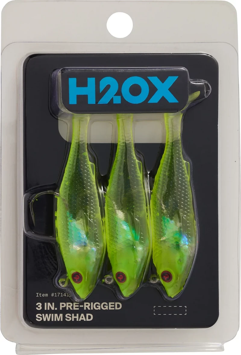 H2OX 3 inch Prerigged Swim Shad