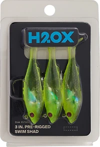H2OX 3 inch Prerigged Swim Shad