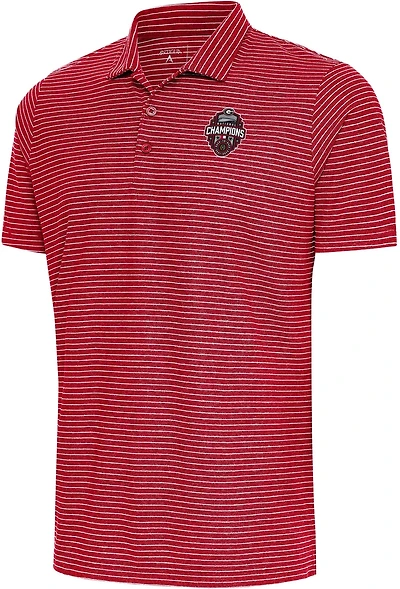Antigua Men's University of Georgia '22 National Champs Esteem Polo Shirt