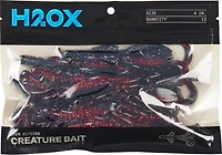 H2OX 4 inch Creature Bait 12 Pack