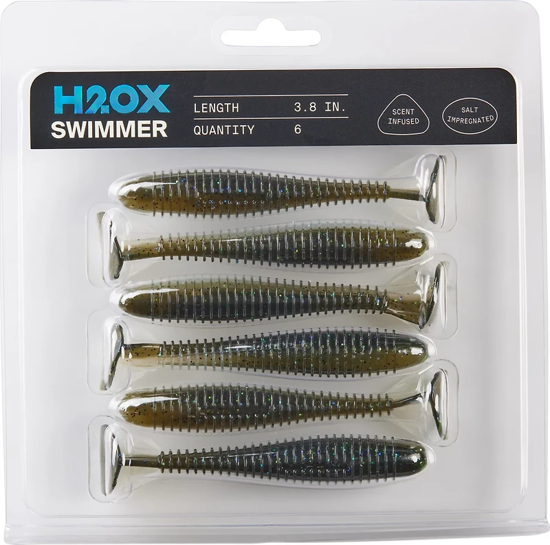 H2OX 3.8 inch X Swimmer Bait 6 Pack
