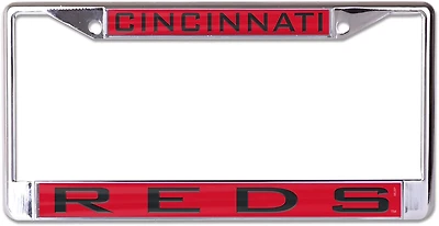 WinCraft Cincinnati Reds Metallic License Plate Frame