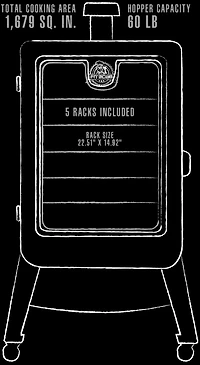 Pit Boss Competition Series Gen 2 Vertical 5 Pellet Smoker