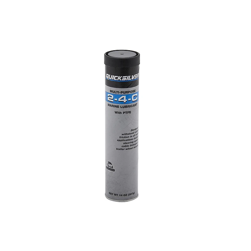Quicksilver 2-4-C 14 oz Marine Grease/Lubricant with PTFE