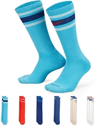 Nike Adults' Everyday Plus Retro Crew Socks 6-Pack