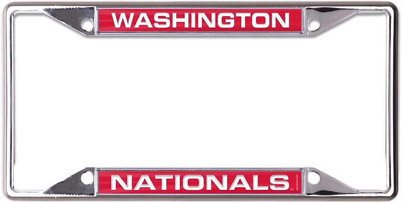 WinCraft Washington Nationals Metallic License Plate Frame