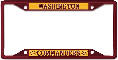 WinCraft Washington Commanders Specialty Acrylic License Plate