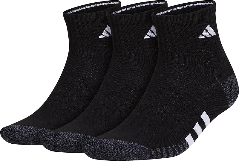 adidas Men's Cushioned 3.0 Quarter Socks 3-Pack