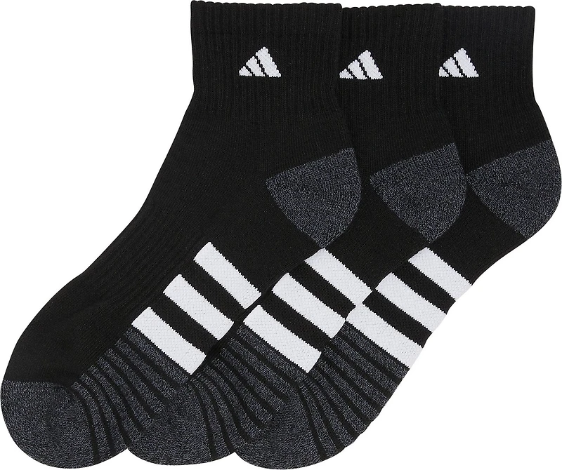 adidas Men's Cushioned 3.0 Quarter Socks 3-Pack