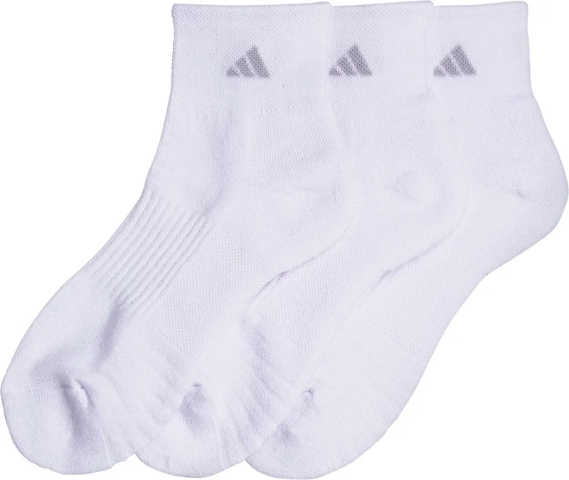 adidas Women's Cushioned 3.0 Quarter Socks 3-Pack