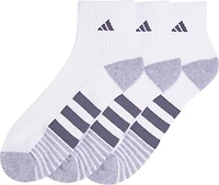 adidas Men's Cushioned 3.0 Quarter Socks 3-Pack