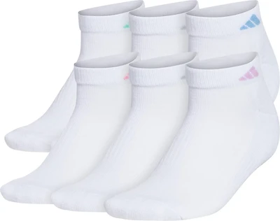 adidas Women's Athletic Cushioned Low-Cut Socks 6-Pack