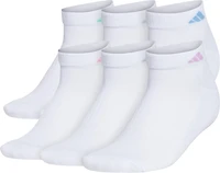 adidas Women's Athletic Cushioned Low-Cut Socks 6-Pack