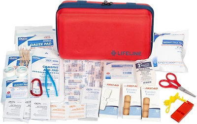 Lifeline AAA Deluxe Hard Shell First Aid Kit 121-Piece