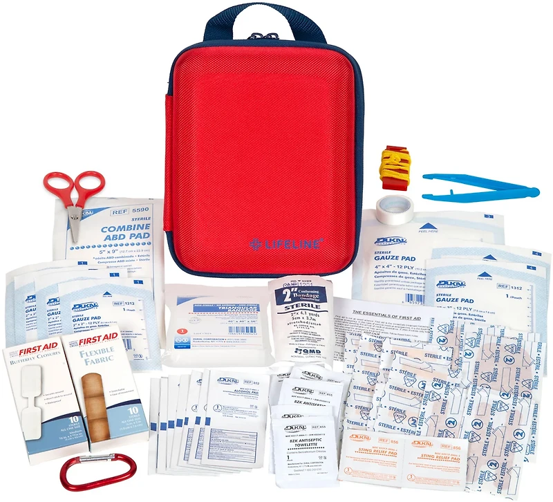 Lifeline Large Hard Shell First Aid Kit 85-Piece