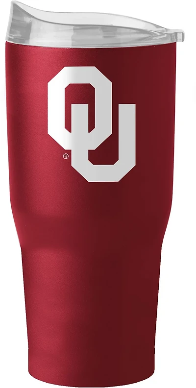 Logo Brands University of Oklahoma 30 oz Powder Coated Tumbler