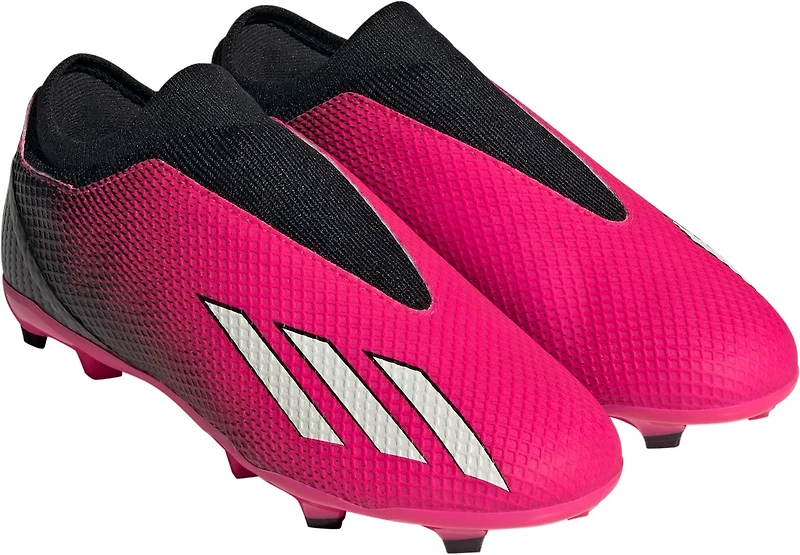 adidas Kids' X Speedportal .3 Laceless Firm Ground Cleats