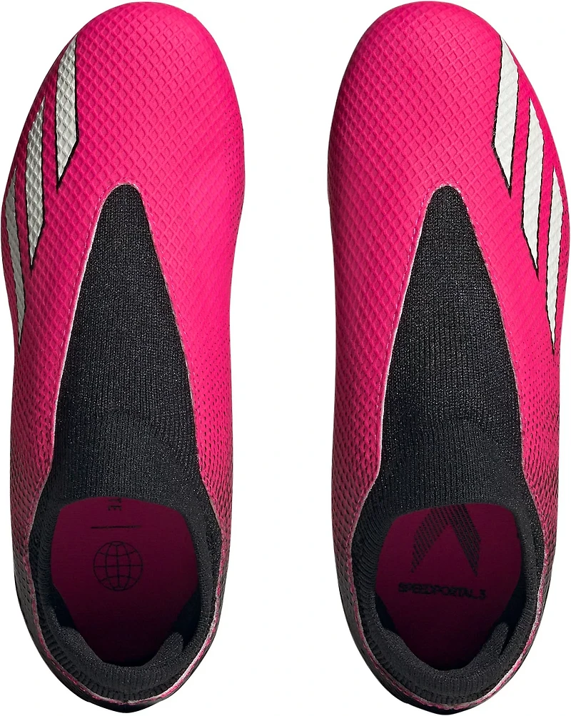 adidas Kids' X Speedportal .3 Laceless Firm Ground Cleats