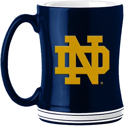 Logo Brands University of Notre Dame 14 oz Relief Mug